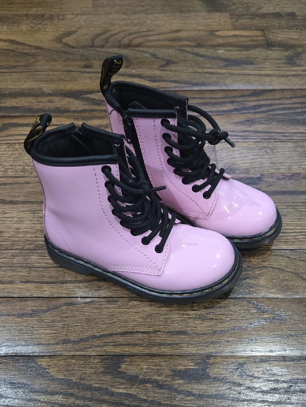 Dr. Martens Light Baby Pink Boots Kids Size 11